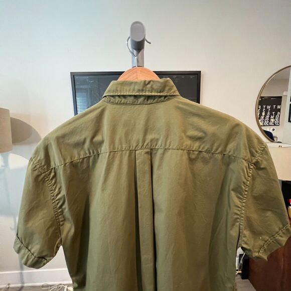 Unis NYC - "Tony" SS Poplin Shirt M NWOT - Safari - Picture 6 of 6